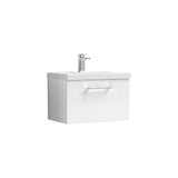 Nuie Arno 1 Drawer Wall Hung Vanity Unit With Basin – 600mm & 800mm, photo 12