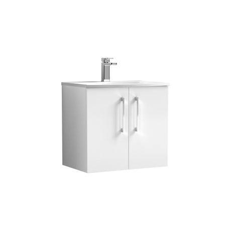 Nuie Arno 2 Door Wall Hung Vanity Unit With Basin – 500mm & 600mm, photo 13