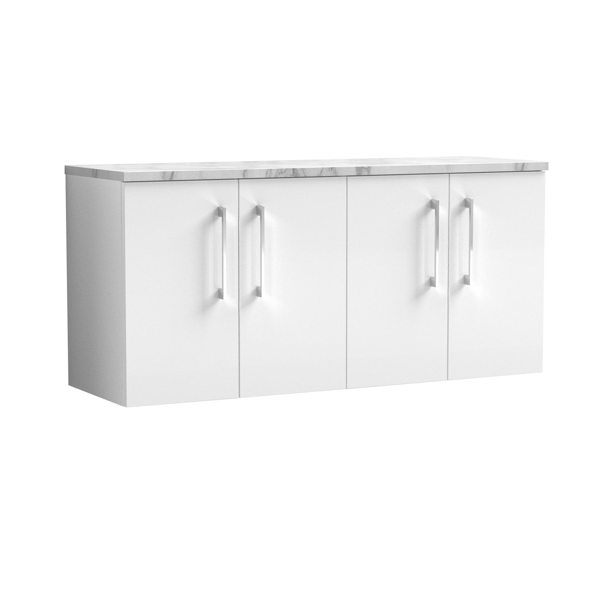 Nuie Arno 1200mm 4 Door Wall Hung Vanity Unit With Worktop, photo 11
