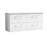 Nuie Arno 1200mm 4 Drawer Wall Hung Vanity Unit With Worktop, photo 2