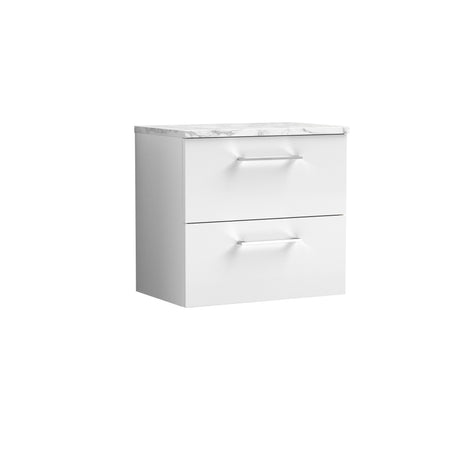 Nuie Arno 2 Drawer Wall Hung Vanity Unit With Worktop – 600mm, 800mm & 1200mm, photo 11