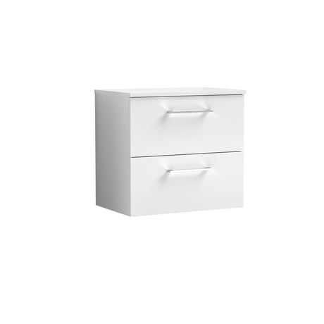 Nuie Arno 2 Drawer Wall Hung Vanity Unit With Worktop – 600mm, 800mm & 1200mm, photo 12