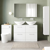 Nuie Arno 1200mm 4 Drawer Floor Standing Vanity Unit With Worktop