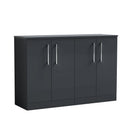 Nuie Arno 1200mm 4 Door Floor Standing Vanity Unit With Worktop, photo 3