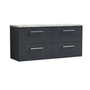 Nuie Arno 1200mm 4 Drawer Wall Hung Vanity Unit With Worktop, photo 3