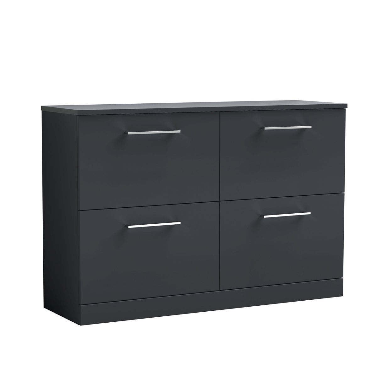 Nuie Arno 1200mm 4 Drawer Floor Standing Vanity Unit With Worktop, photo 3