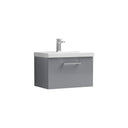 Nuie Arno 1 Drawer Wall Hung Vanity Unit With Basin – 600mm & 800mm, photo 4