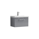 Nuie Arno 1 Drawer Wall Hung Vanity Unit With Basin – 600mm & 800mm, photo 4
