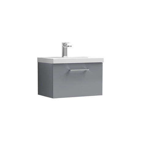 Nuie Arno 1 Drawer Wall Hung Vanity Unit With Basin – 600mm & 800mm, photo 4