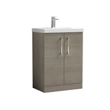 Nuie Arno 2 Door Floor Standing Vanity Unit With Basin – 500mm, 600mm & 800mm, photo 5