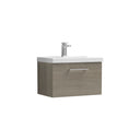 Nuie Arno 1 Drawer Wall Hung Vanity Unit With Basin – 600mm & 800mm, photo 5