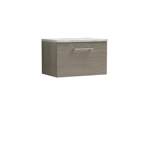 Nuie Arno 1 Drawer Wall Hung Vanity Unit With Worktop – 600mm & 800mm, photo 5
