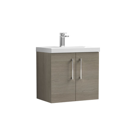 Nuie Arno 2 Door Wall Hung Vanity Unit With Basin – 500mm & 600mm, photo 5