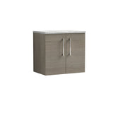 Nuie Arno 600mm 2 Door Wall Hung Vanity Unit With Worktop, photo 5