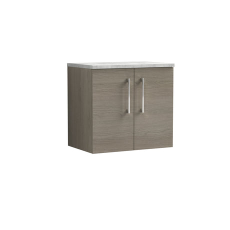 Nuie Arno 600mm 2 Door Wall Hung Vanity Unit With Worktop, photo 5