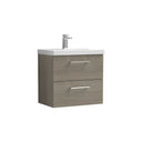Nuie Arno 2 Drawer Wall Hung Vanity Unit With Basin – 600mm & 800mm, photo 5