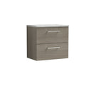 Nuie Arno 2 Drawer Wall Hung Vanity Unit With Worktop – 600mm, 800mm & 1200mm, photo 5