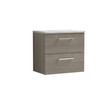 Nuie Arno 2 Drawer Wall Hung Vanity Unit With Worktop – 600mm, 800mm & 1200mm, photo 5