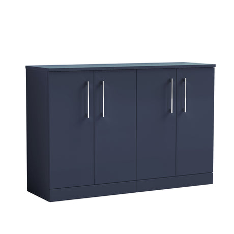 Nuie Arno 1200mm 4 Door Floor Standing Vanity Unit With Worktop, photo 6
