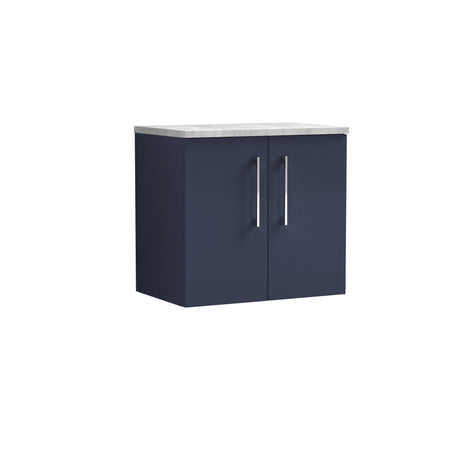 Nuie Arno 600mm 2 Door Wall Hung Vanity Unit With Worktop, photo 6