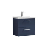 Nuie Arno 2 Drawer Wall Hung Vanity Unit With Basin – 600mm & 800mm, photo 6