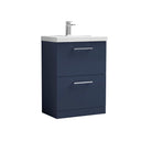 Nuie Arno 2 Drawer Floor Standing Vanity Unit With Basin – 600mm & 800mm, photo 6