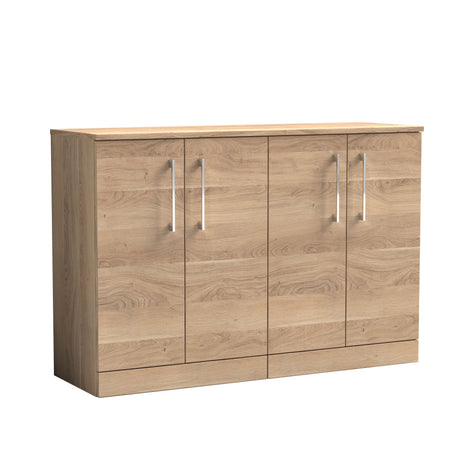 Nuie Arno 1200mm 4 Door Floor Standing Vanity Unit With Worktop, photo 7