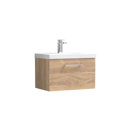 Nuie Arno 1 Drawer Wall Hung Vanity Unit With Basin – 600mm & 800mm, photo 7