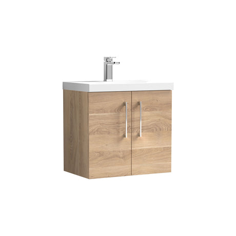 Nuie Arno 2 Door Wall Hung Vanity Unit With Basin – 500mm & 600mm, photo 7