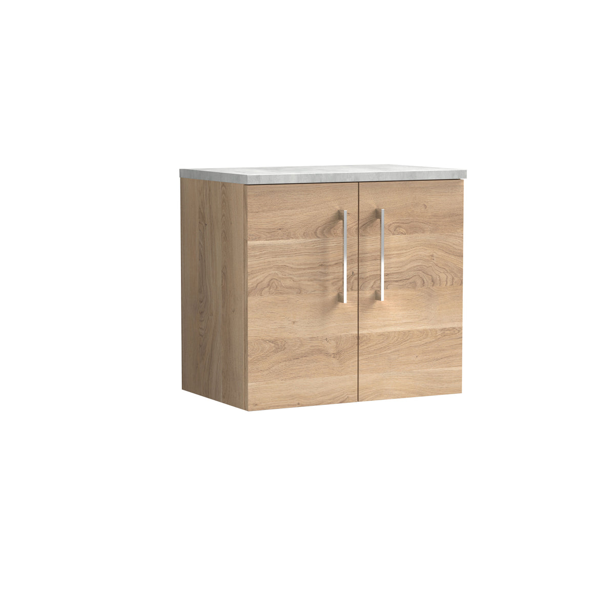 Nuie Arno 600mm 2 Door Wall Hung Vanity Unit With Worktop, photo 7