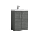 Nuie Arno 2 Door Floor Standing Vanity Unit With Basin – 500mm, 600mm & 800mm, photo 8