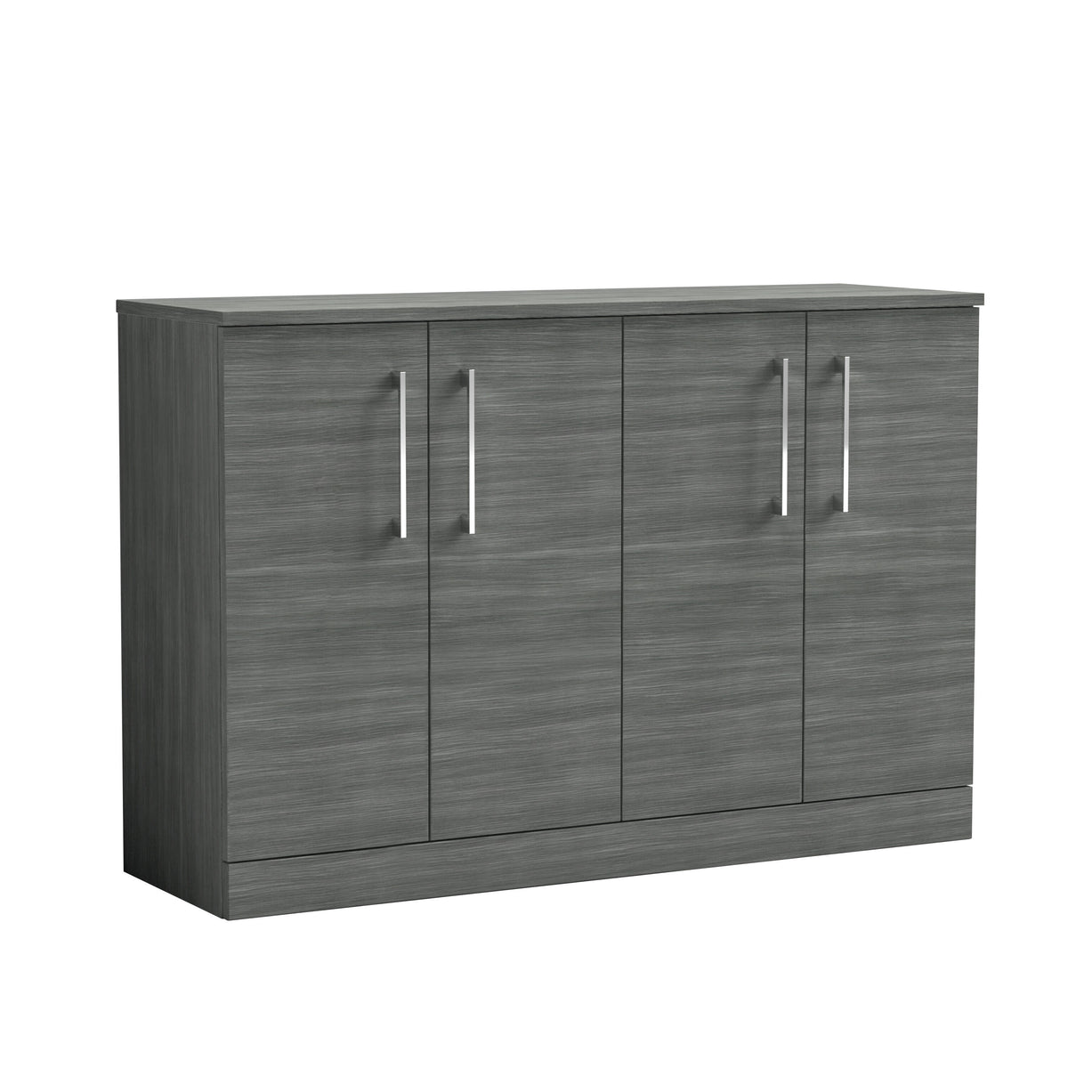 Nuie Arno 1200mm 4 Door Floor Standing Vanity Unit With Worktop, photo 8
