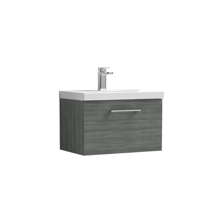 Nuie Arno 1 Drawer Wall Hung Vanity Unit With Basin – 600mm & 800mm, photo 8
