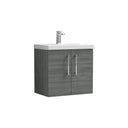 Nuie Arno 2 Door Wall Hung Vanity Unit With Basin – 500mm & 600mm, photo 8