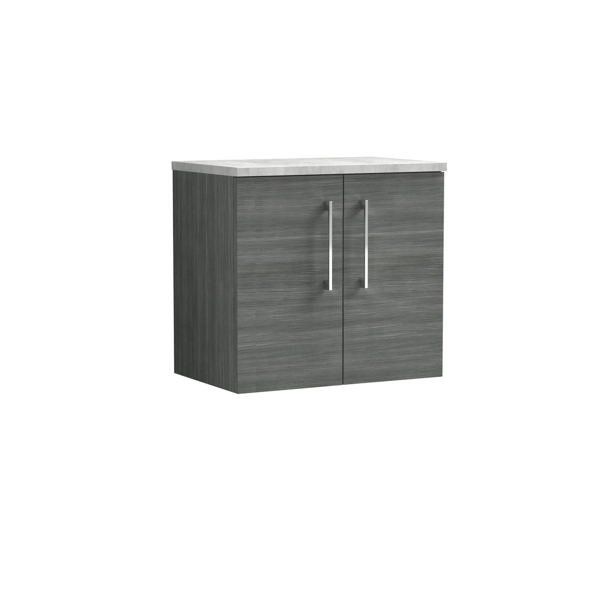 Nuie Arno 600mm 2 Door Wall Hung Vanity Unit With Worktop, photo 8