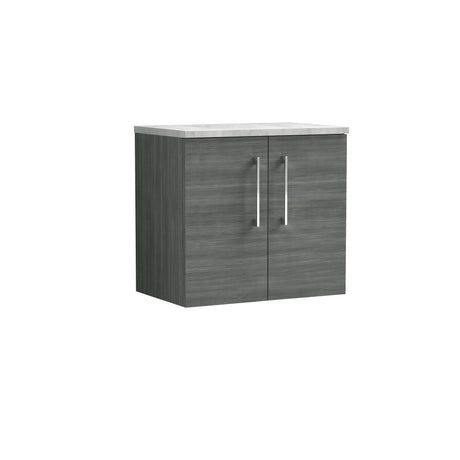Nuie Arno 600mm 2 Door Wall Hung Vanity Unit With Worktop, photo 8