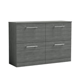 Nuie Arno 1200mm 4 Drawer Floor Standing Vanity Unit With Worktop, photo 8