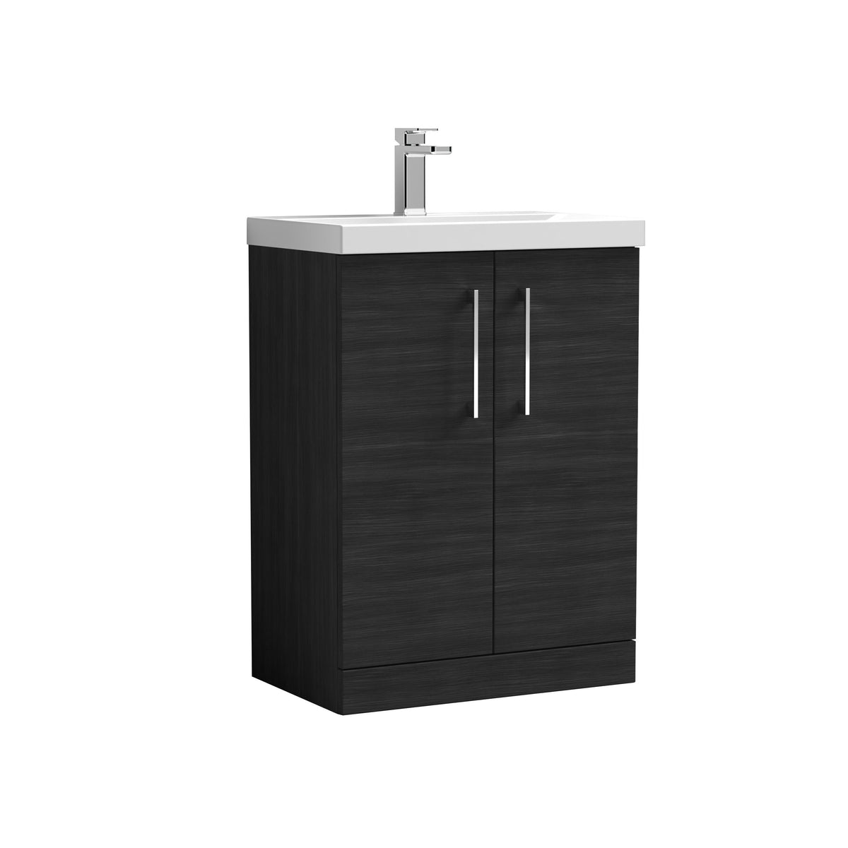 Nuie Arno 2 Door Floor Standing Vanity Unit With Basin – 500mm, 600mm & 800mm, photo 9