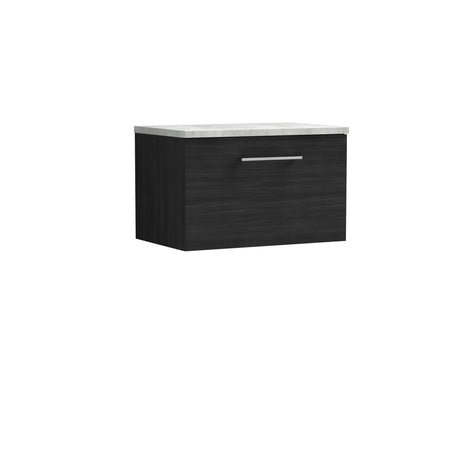 Nuie Arno 1 Drawer Wall Hung Vanity Unit With Worktop – 600mm & 800mm, photo 9