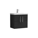 Nuie Arno 2 Door Wall Hung Vanity Unit With Basin – 500mm & 600mm, photo 9