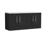 Nuie Arno 1200mm 4 Door Wall Hung Vanity Unit With Worktop, photo 9