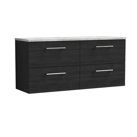 Nuie Arno 1200mm 4 Drawer Wall Hung Vanity Unit With Worktop, photo 9