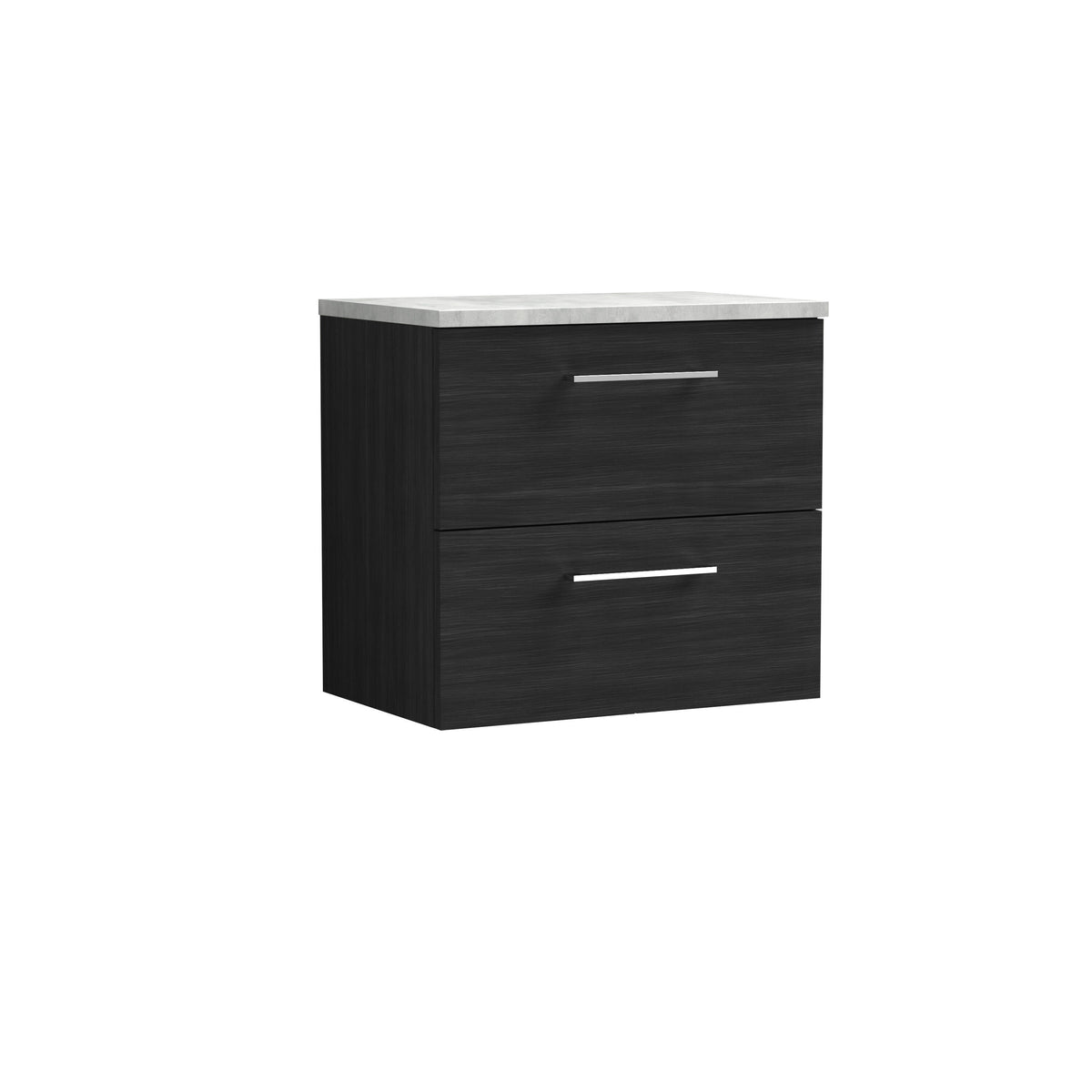 Nuie Arno 2 Drawer Wall Hung Vanity Unit With Worktop – 600mm, 800mm & 1200mm, photo 9