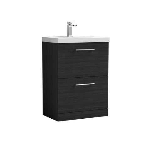 Nuie Arno 2 Drawer Floor Standing Vanity Unit With Basin – 600mm & 800mm, photo 9