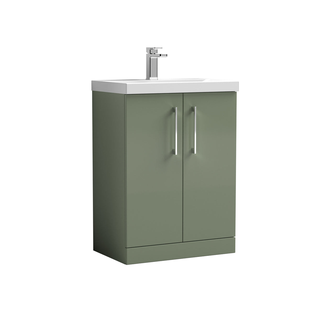 Nuie Arno 2 Door Floor Standing Vanity Unit With Basin – 500mm, 600mm & 800mm, photo 10