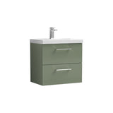 Nuie Arno 2 Drawer Wall Hung Vanity Unit With Basin – 600mm & 800mm, photo 10