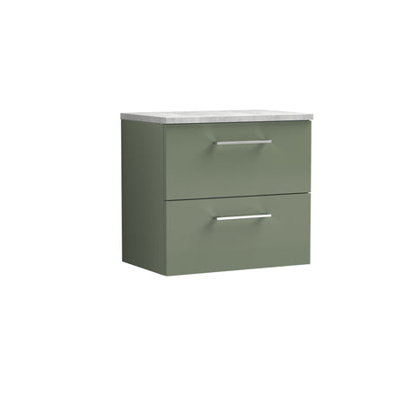 Nuie Arno 2 Drawer Wall Hung Vanity Unit With Worktop – 600mm, 800mm & 1200mm, photo 10