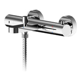 Nuie Arvan Wall Mounted Bath Shower Mixer – Chrome, photo 2