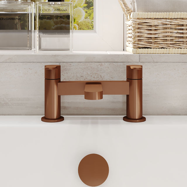 Nuie Arvan Bath Filler – Brushed Bronze