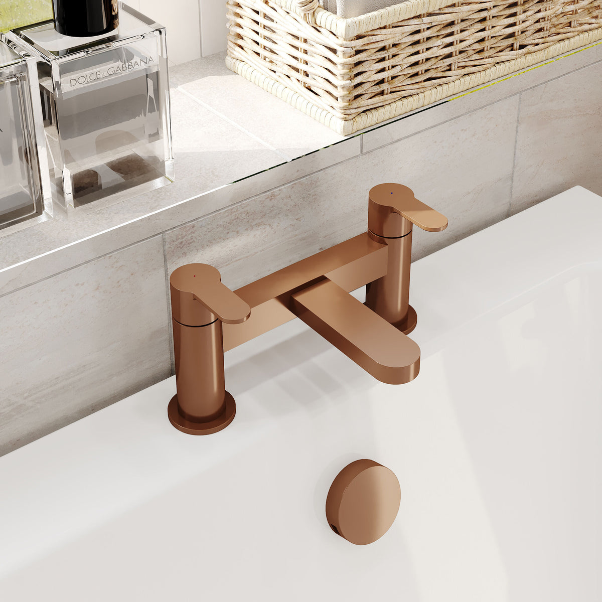 Nuie Arvan Bath Filler – Brushed Bronze, photo 4
